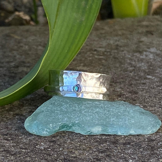 NEW!! Paua Shell Spinner Ring....