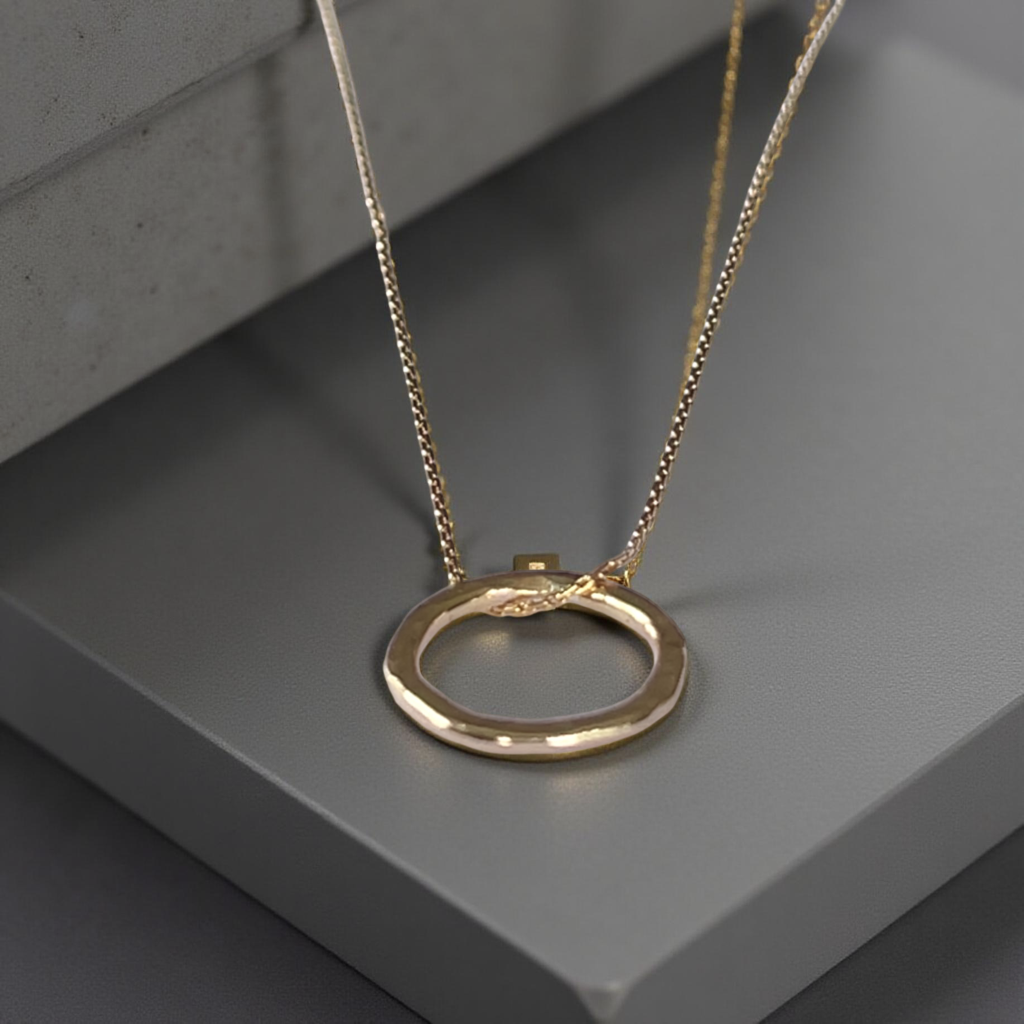 Eternal Friendship Gold Necklace - Silver Lines Jewellery