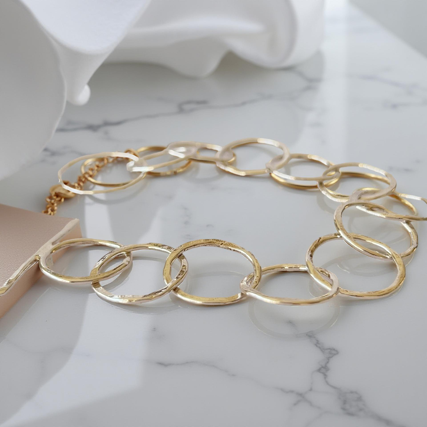 Sterling Silver Statement Chain Bracelet - Silver Lines Jewellery