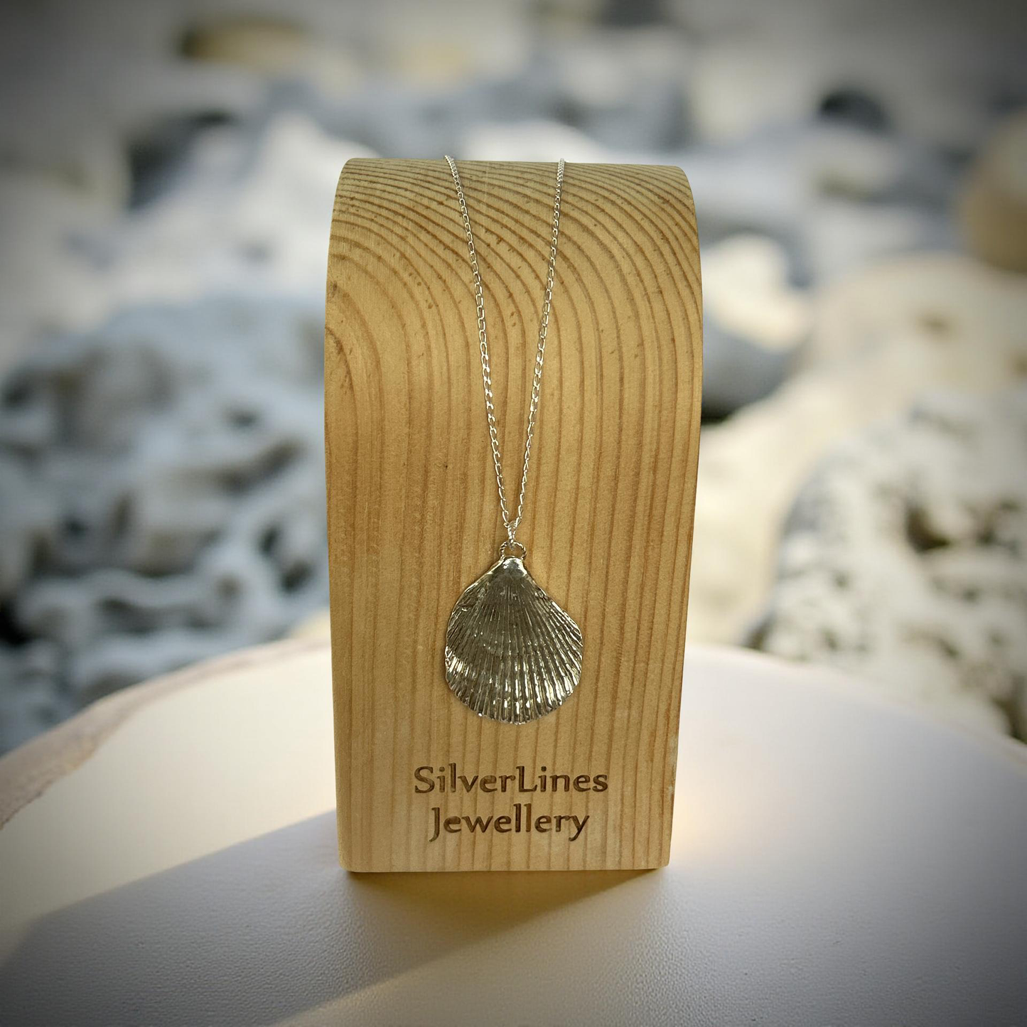 SilverLines Statement Seashell Necklace - SilverLines Jewellery