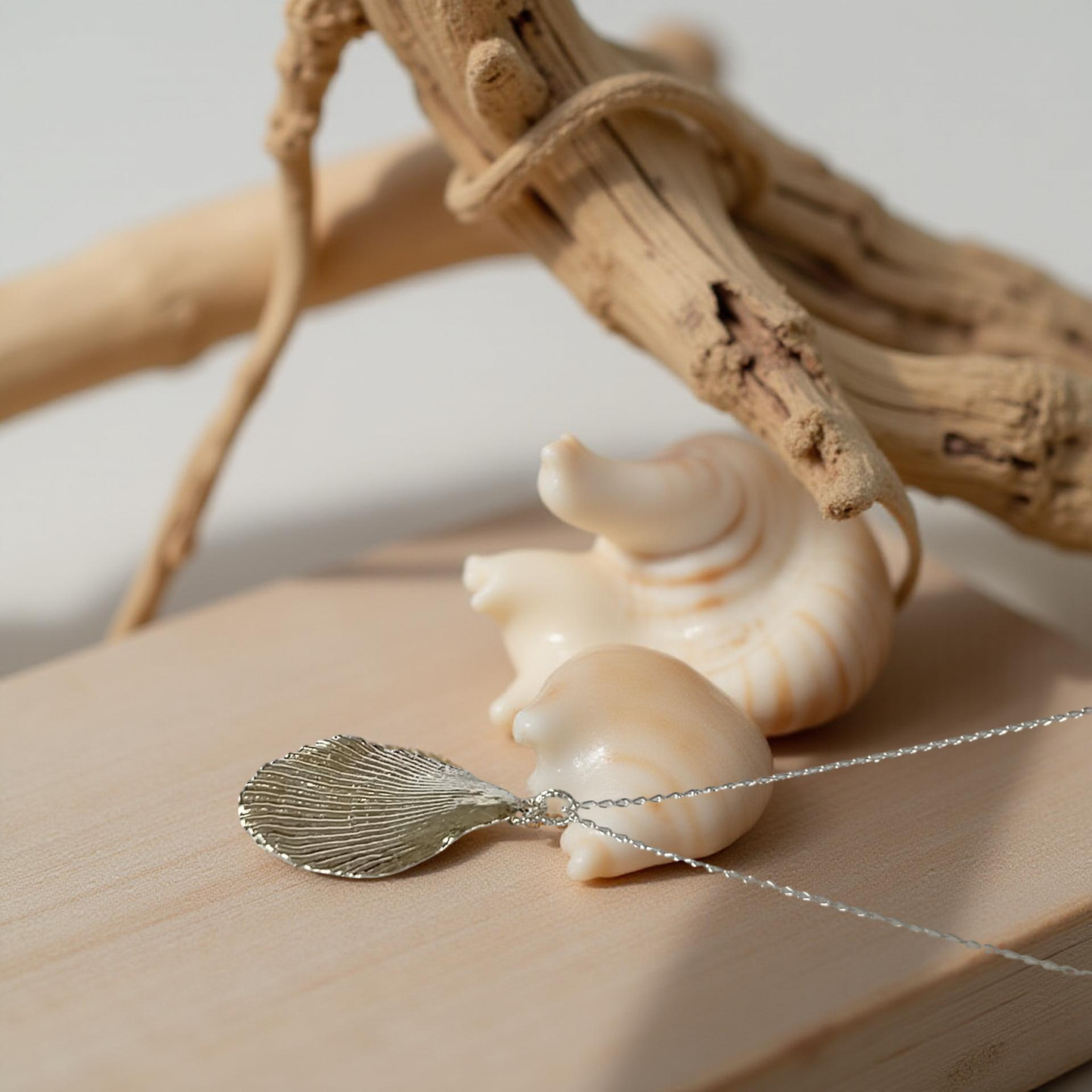 SilverLines Statement Seashell Necklace - SilverLines Jewellery