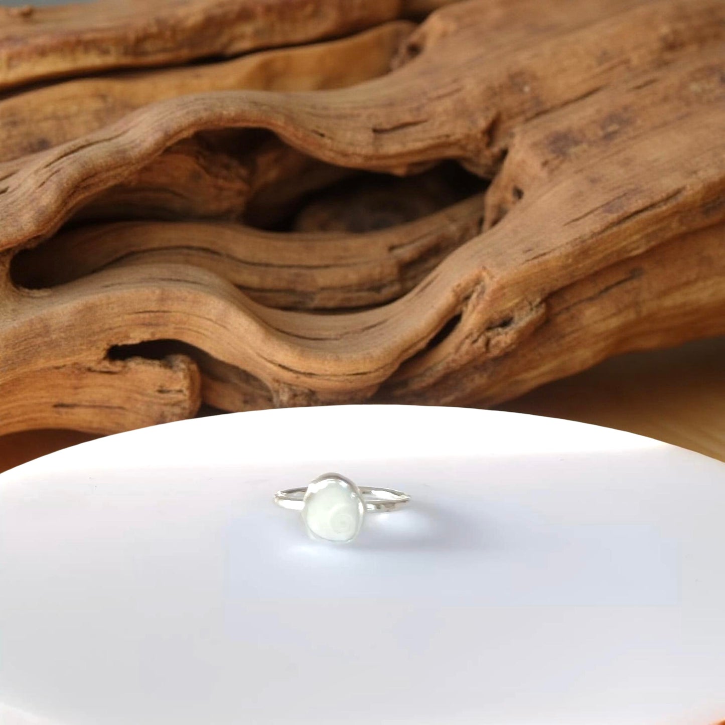 Handmade Bohemian Sea Shell Ring