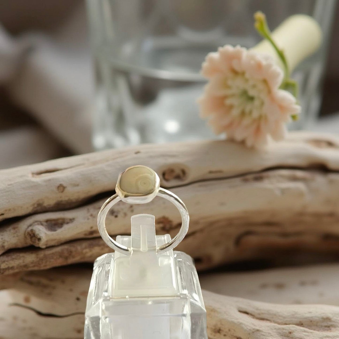 Handmade Bohemian Sea Shell Ring