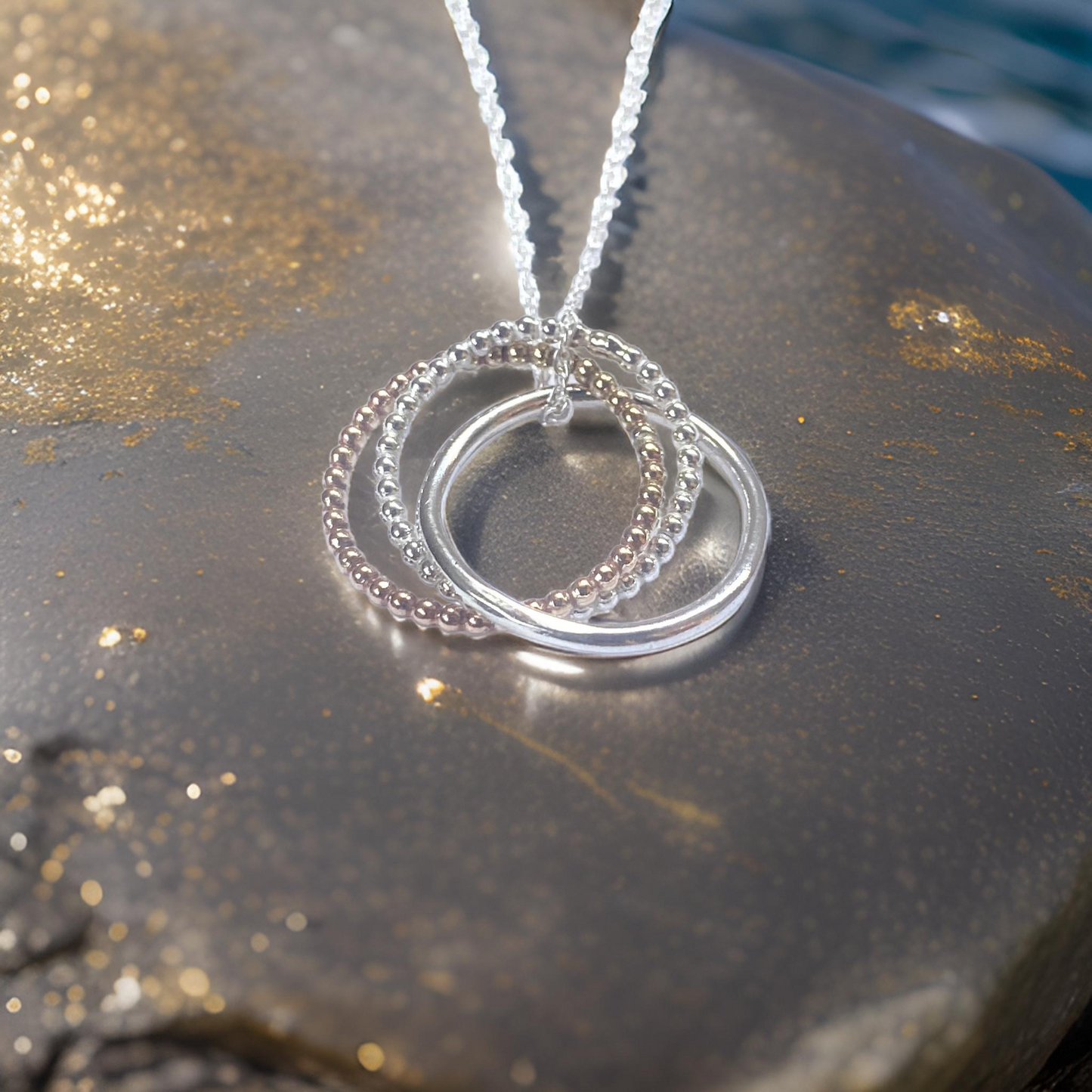 Trio Eternal Love Necklace - Silver Lines Jewellery