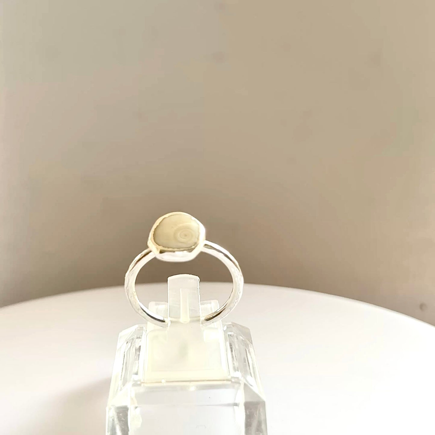Handmade Bohemian Sea Shell Ring