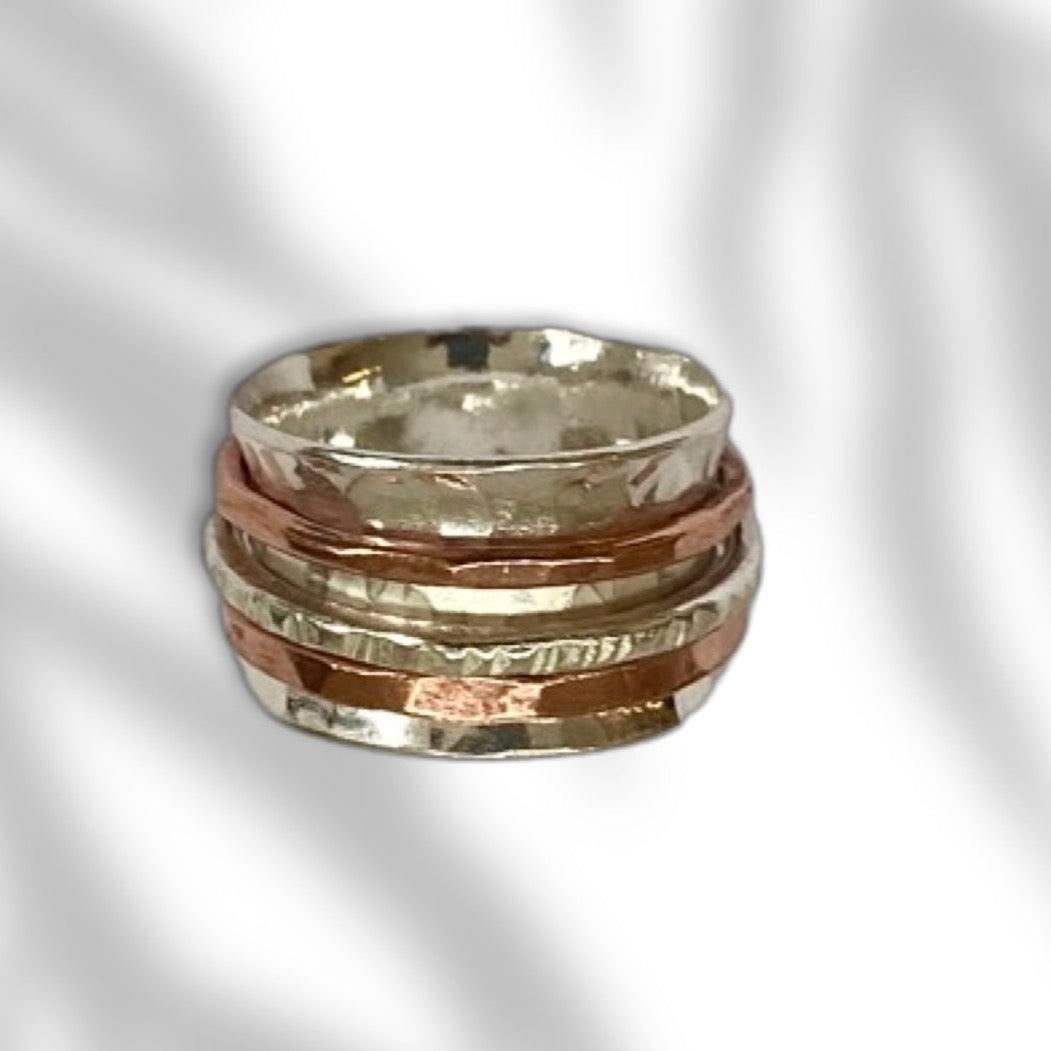 Triple Spinner Ring - Love Beach Beads