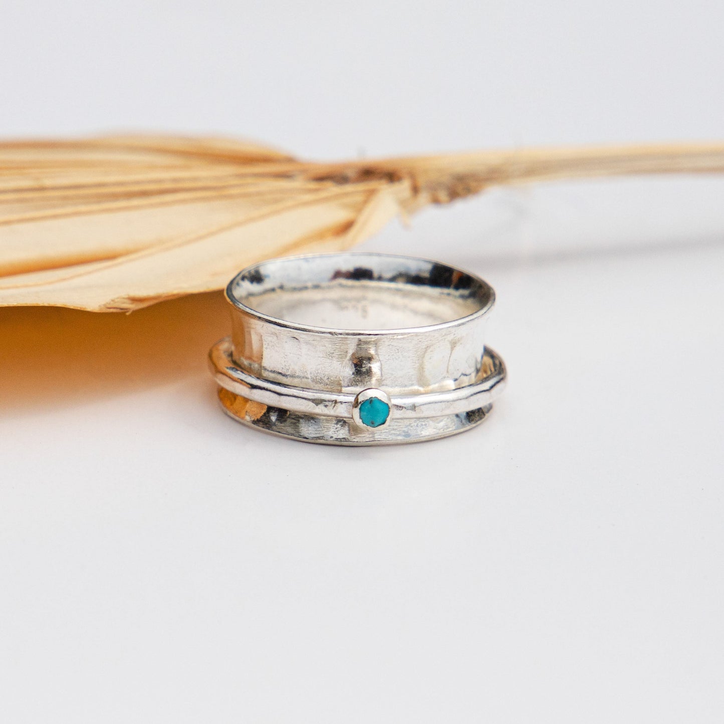 Turquoise Spinner Ring - Love Beach Beads