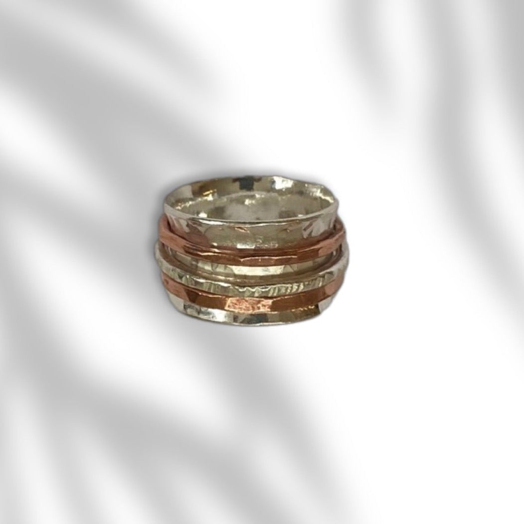 Triple Spinner Ring - Love Beach Beads