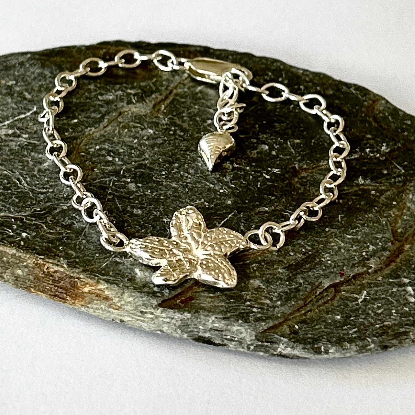 Silver Starfish Bracelet - Silver Lines Jewellery