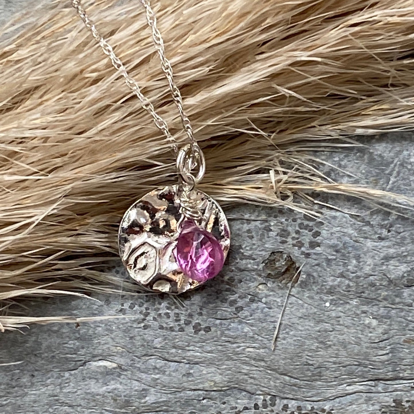 Garnet Birthstone Necklace - Love Beach Beads