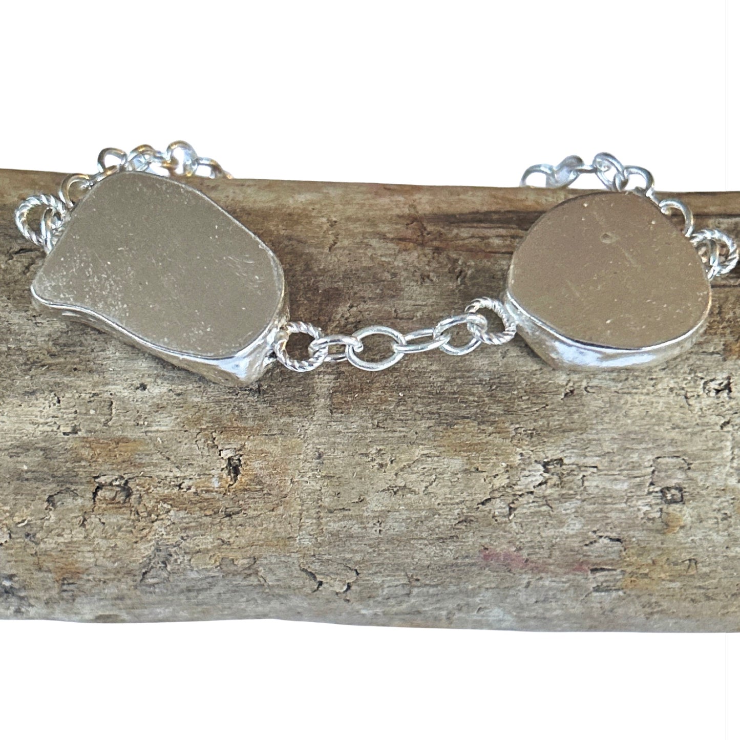 Duo Ocean Sea Glass Bracelet - Love Beach Beads