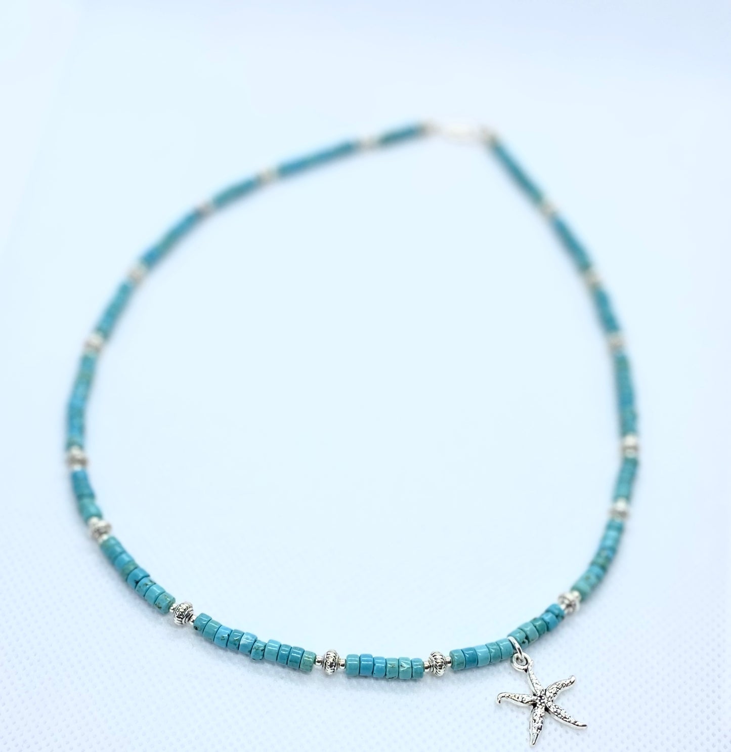 Turquoise Starfish Necklace - Love Beach Beads