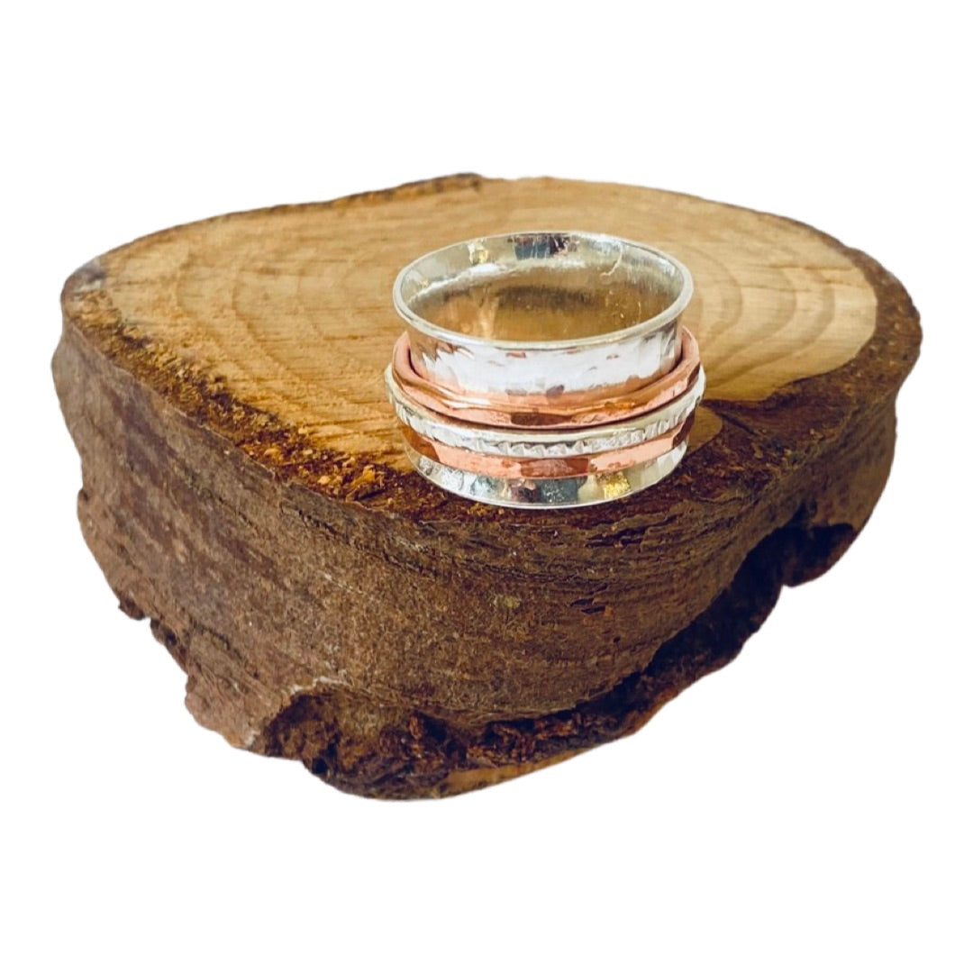 Triple Spinner Ring - Love Beach Beads