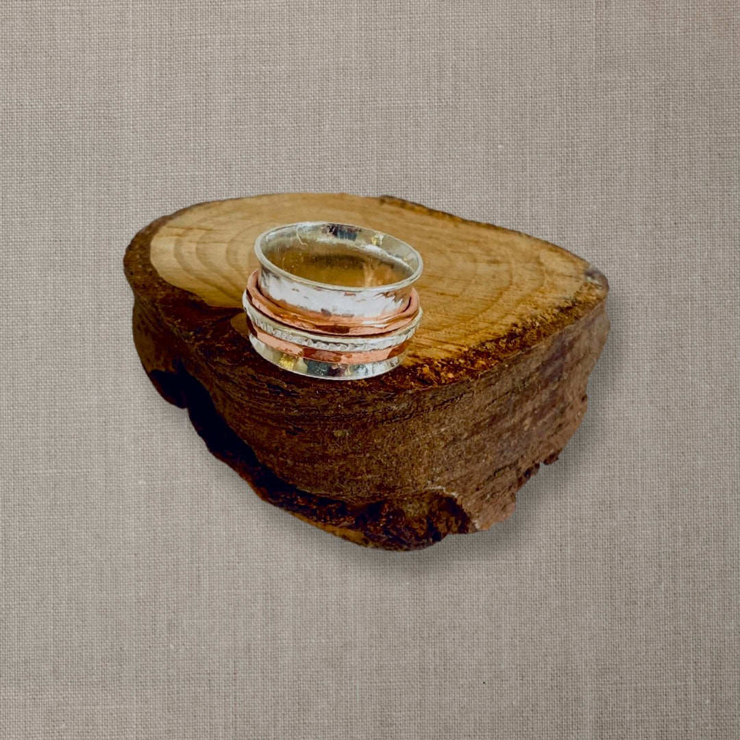 Triple Spinner Ring - Love Beach Beads