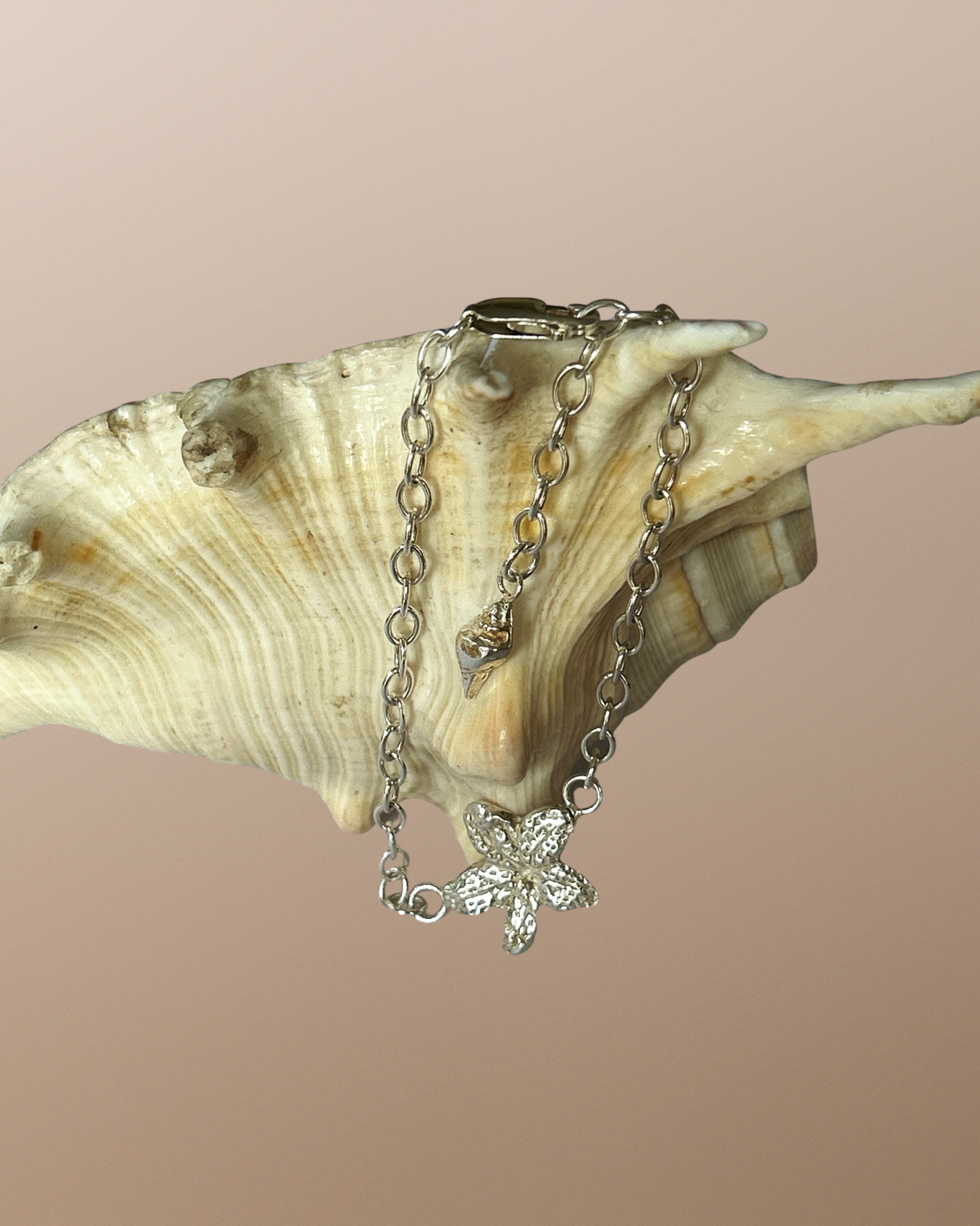 Silver Starfish Bracelet - Silver Lines Jewellery