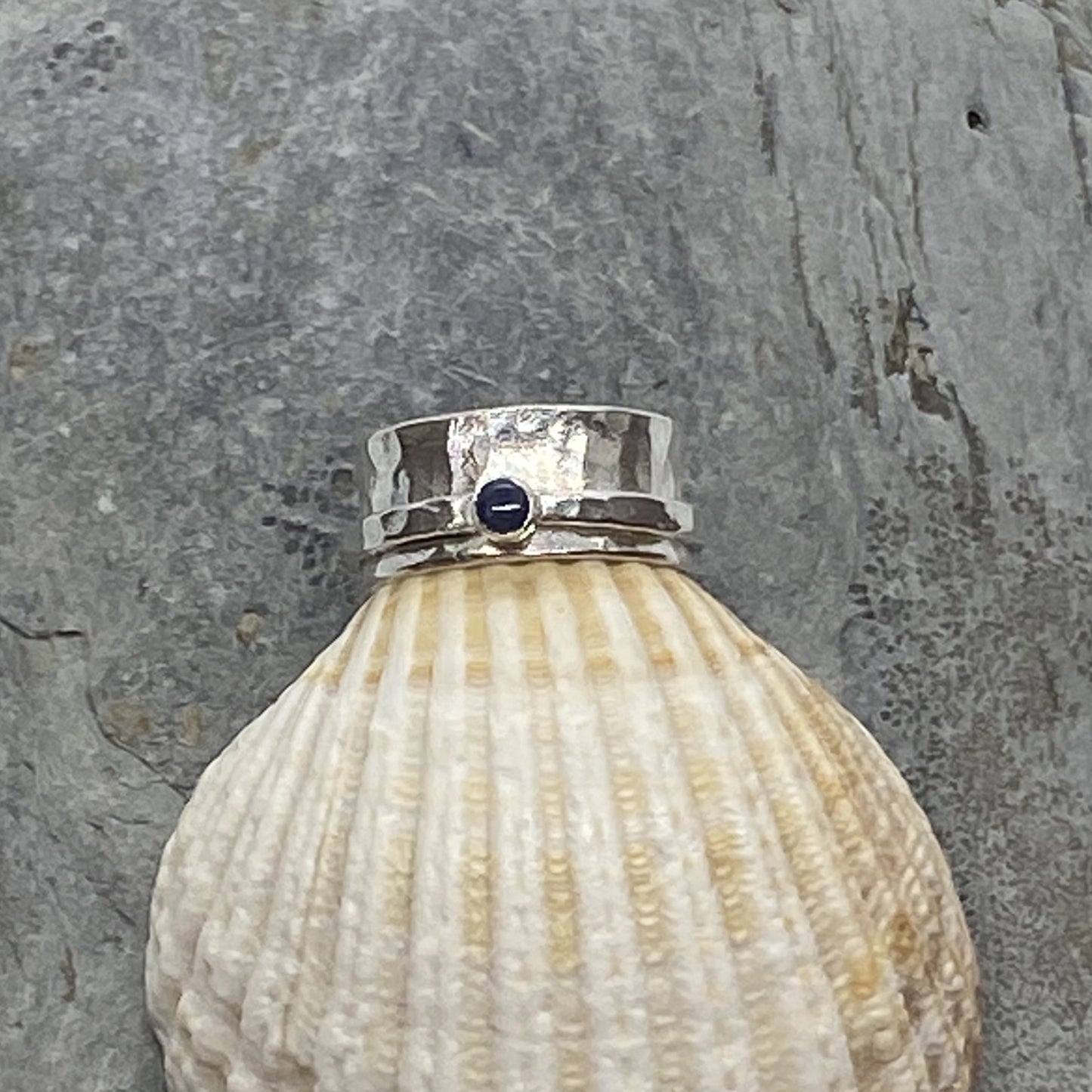 Sapphire Spinner Ring - Love Beach Beads