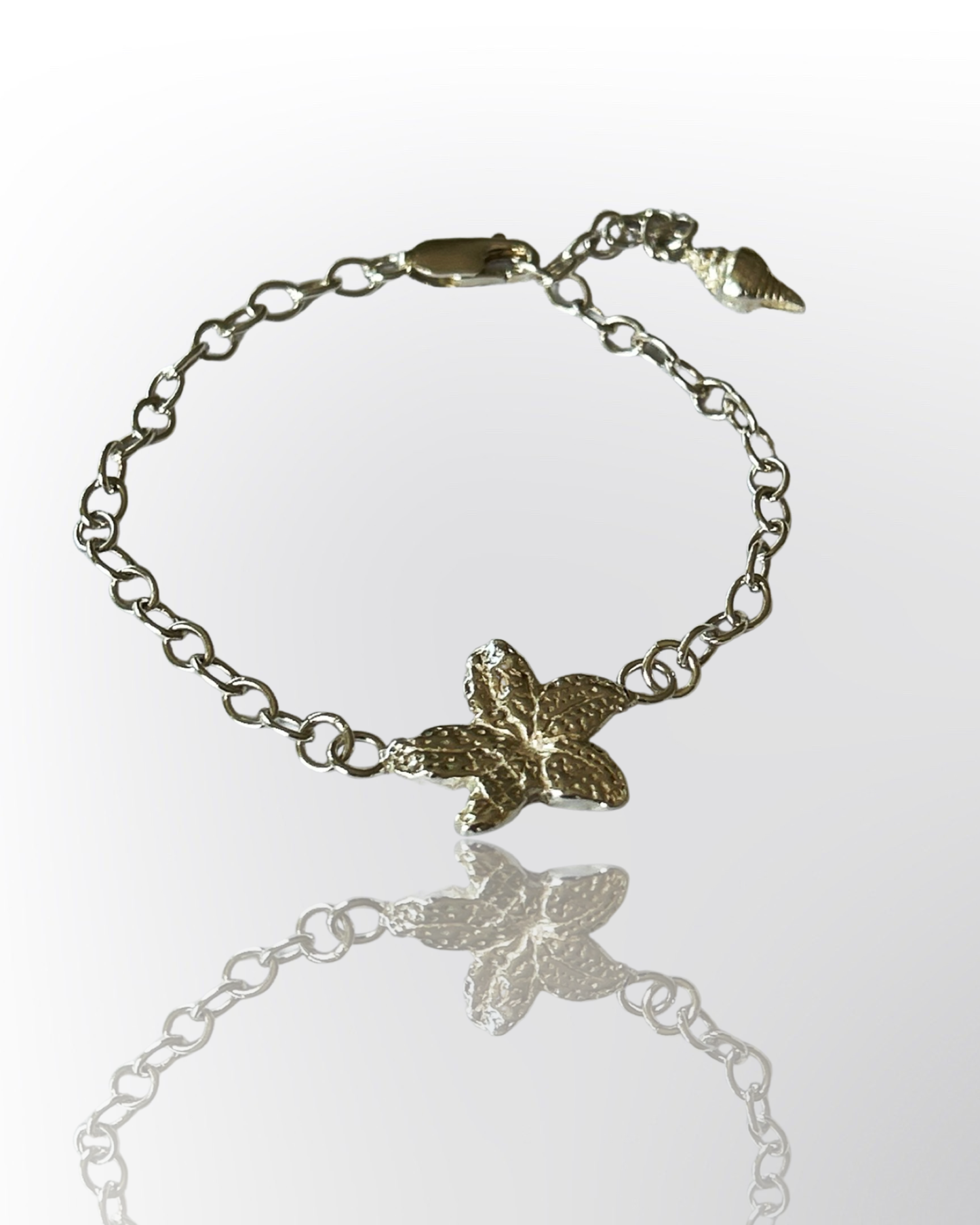 Silver Starfish Bracelet - Silver Lines Jewellery