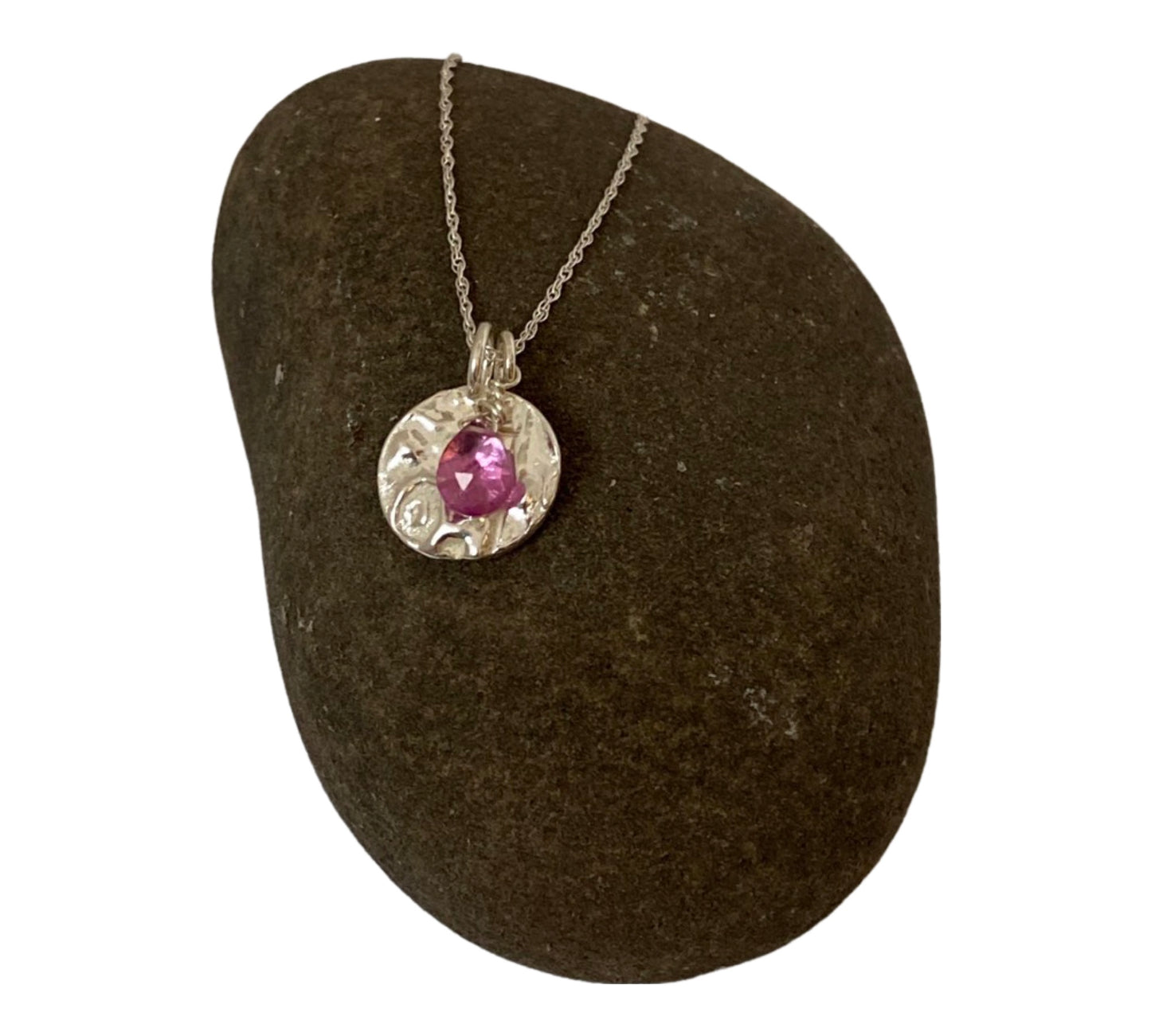 Garnet Birthstone Necklace - Love Beach Beads