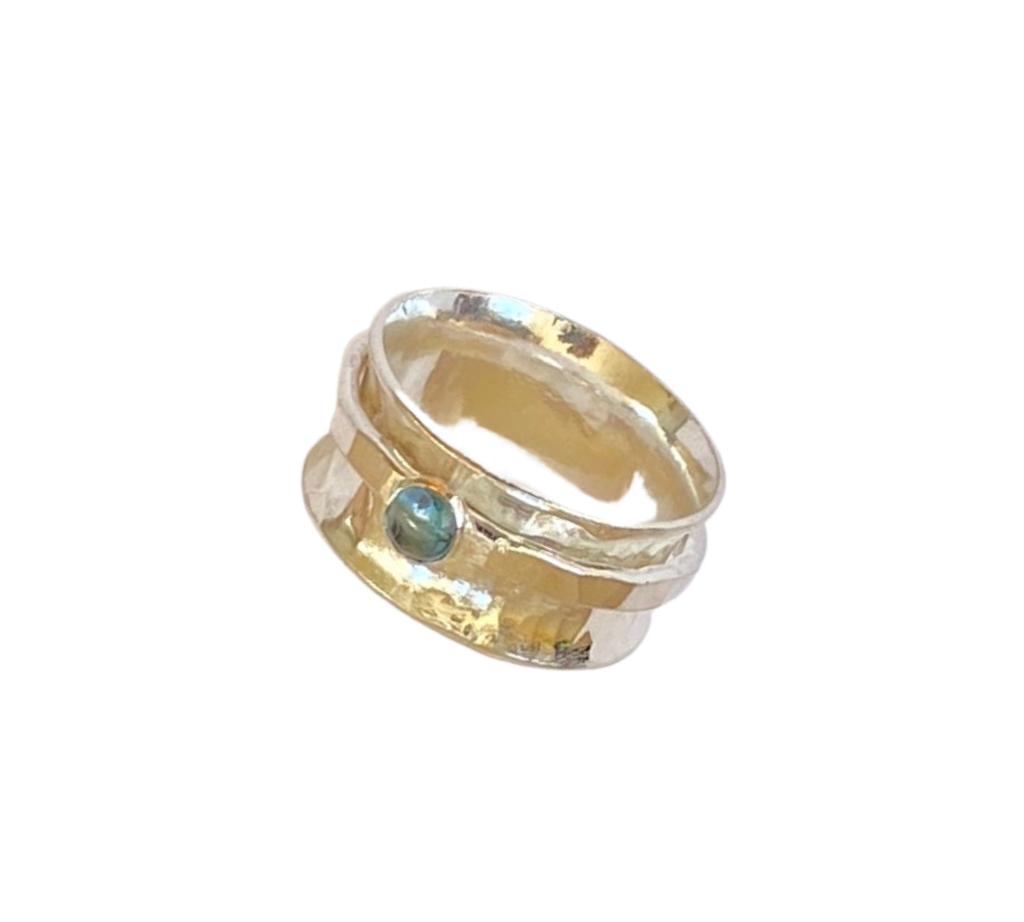 Topaz Spinner Ring - Love Beach Beads
