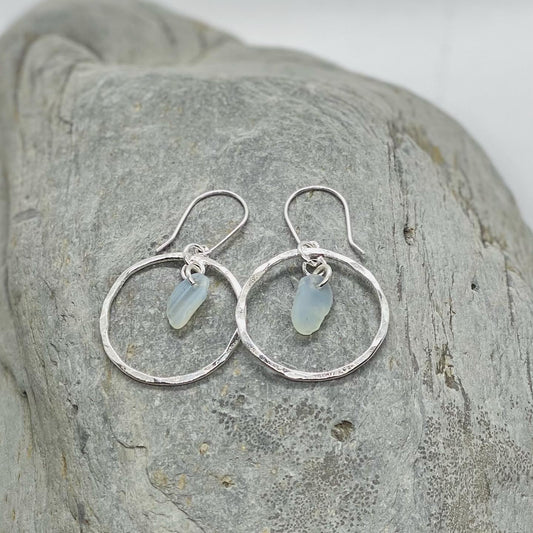 Pretty Gorgeous silver hoop earrings...