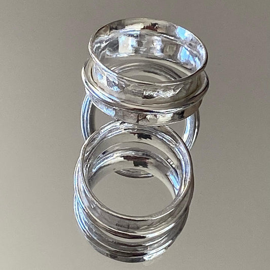 Stunning Silver Spinner Rings. Making...