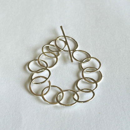 Sterling Silver Statement Bracelet - Silver Lines Jewellery