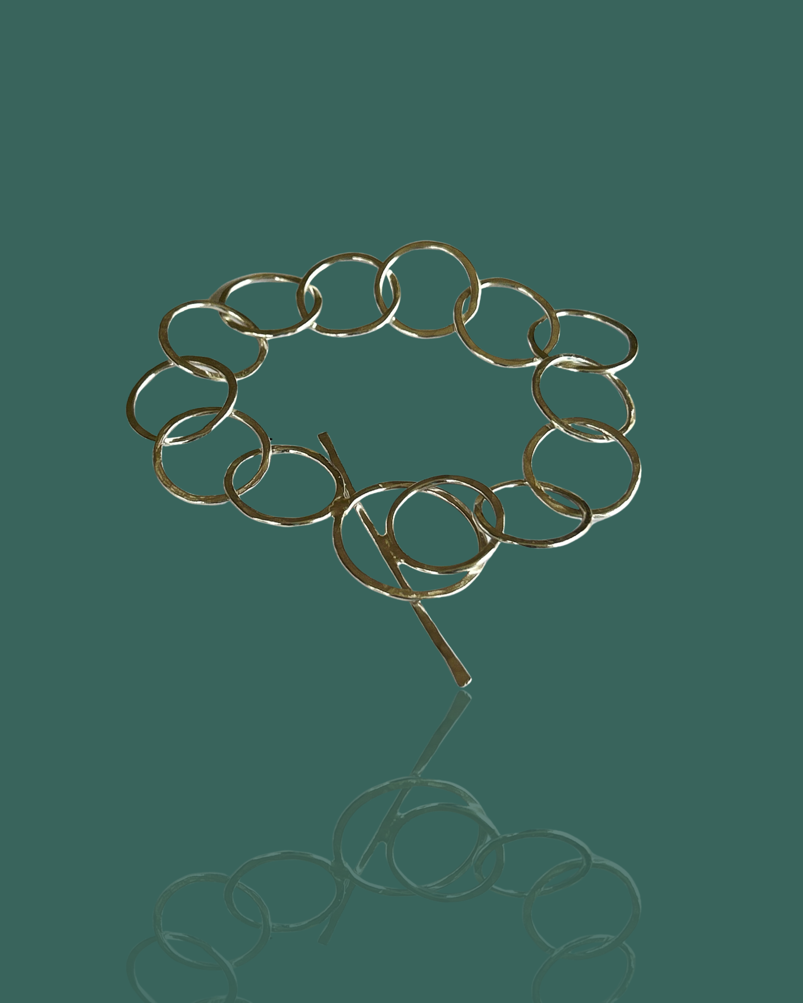 Sterling Silver Statement Bracelet - Silver Lines Jewellery