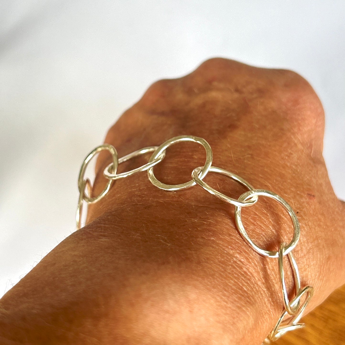 Sterling Silver Statement Bracelet - Silver Lines Jewellery