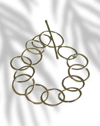 Sterling Silver Statement Bracelet - Silver Lines Jewellery