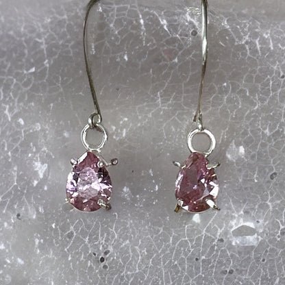 Pink Cubic Zirconia Necklace - Silver Lines Jewellery