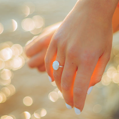 Handmade Bohemian Sea Shell Ring