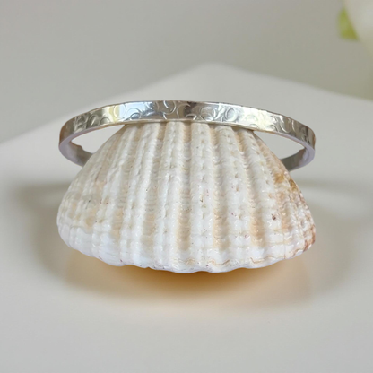 Elegant Silver Cuff Bracelet - Silver Lines Jewellery