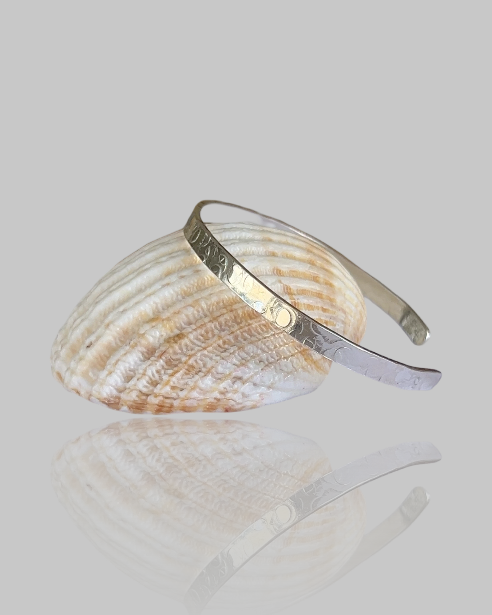 Elegant Silver Cuff Bracelet - Silver Lines Jewellery