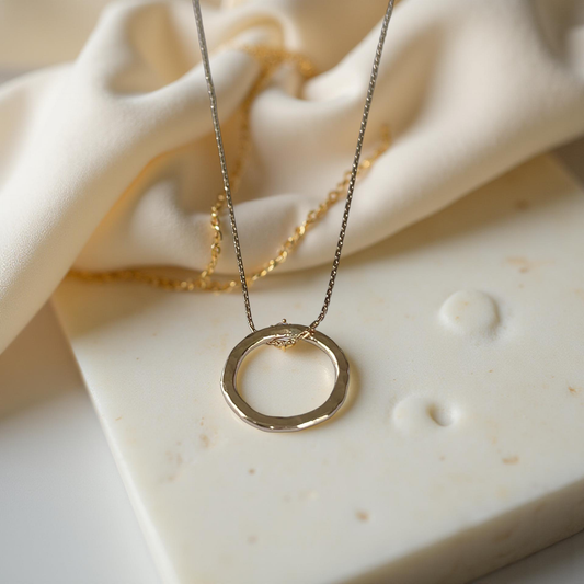 Eternal Friendship Gold Necklace - Silver Lines Jewellery