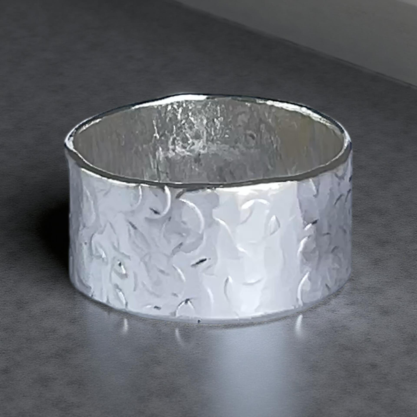Silver Wide Band Ring