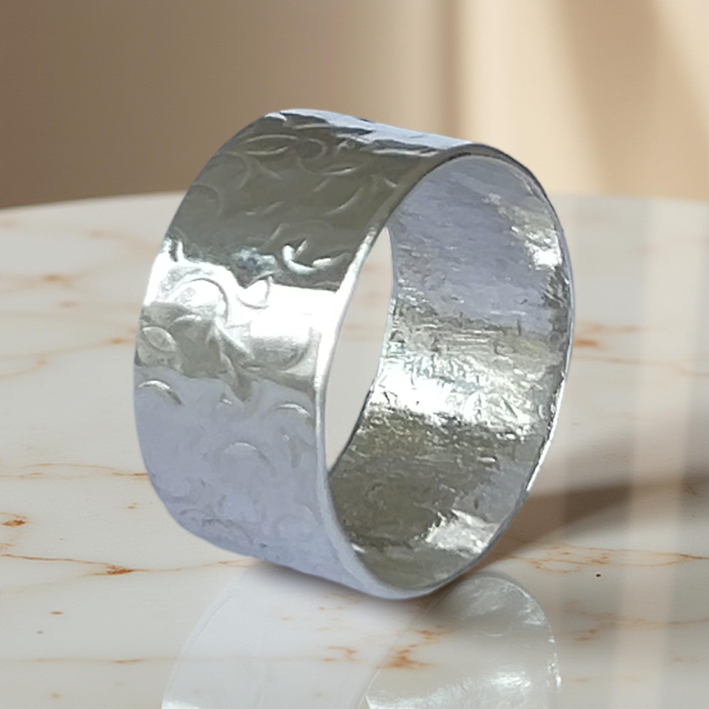 Silver Wide Band Ring