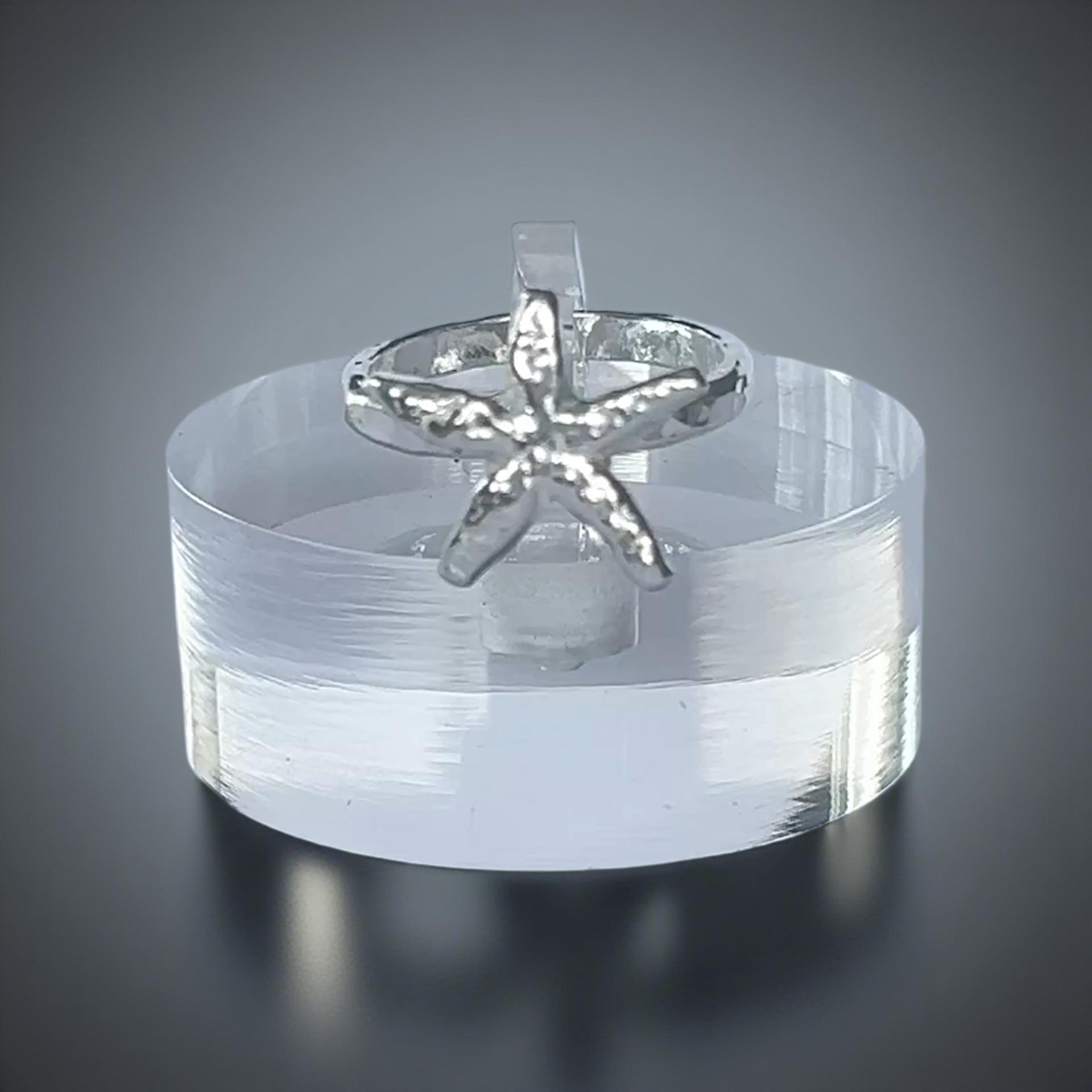 Starfish Silver Ring - SilerLines Jewellery