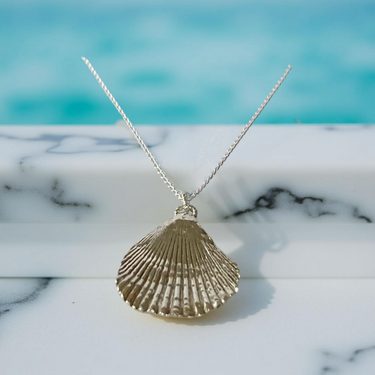 SilverLines Statement Seashell Necklace - SilverLines Jewellery