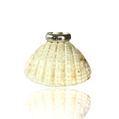 Coastal Inspired Amethyst Ring - Silver Lines Jewellery