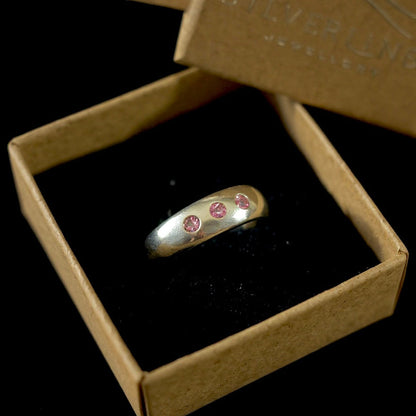 Coastal Inspired Amethyst Ring - Silver Lines Jewellery