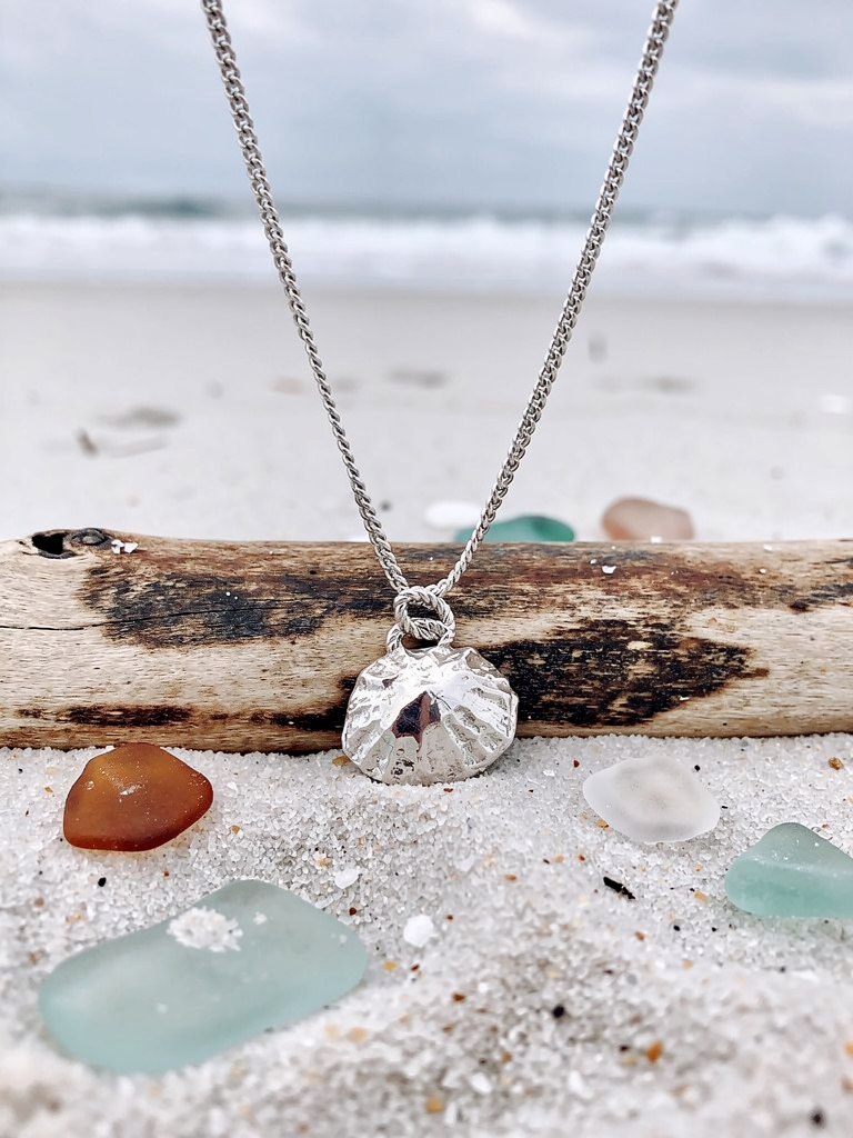 Silver Limpet Shell Necklace - Silver Lines Jewellery