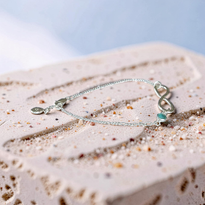 Ocean Whisper Knot Bracelet - Silver Lines Jewellery
