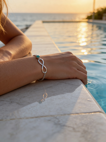 Ocean Whisper Knot Bracelet - Silver Lines Jewellery