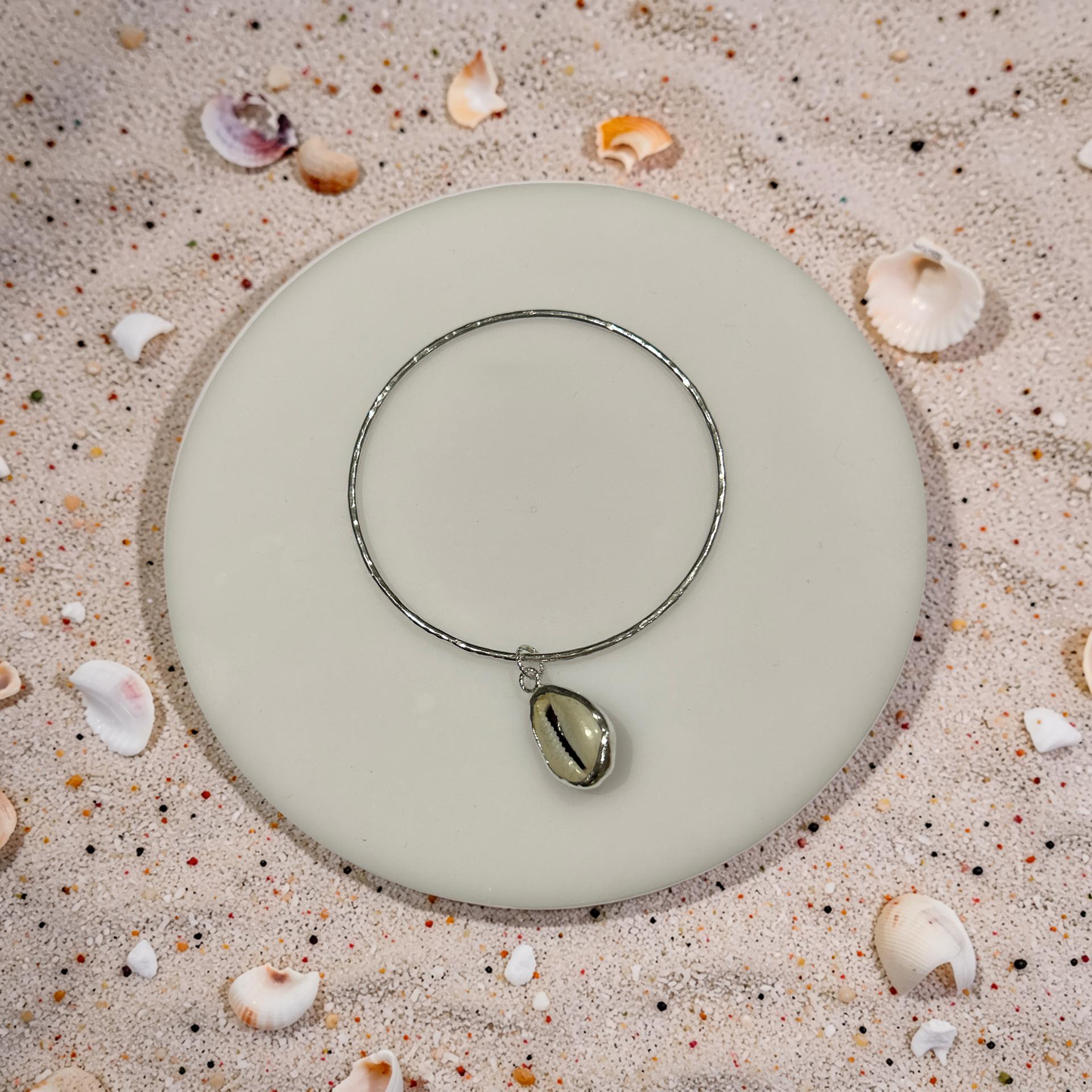 Cowrie Shell Bangle - SilverLines Jewellery