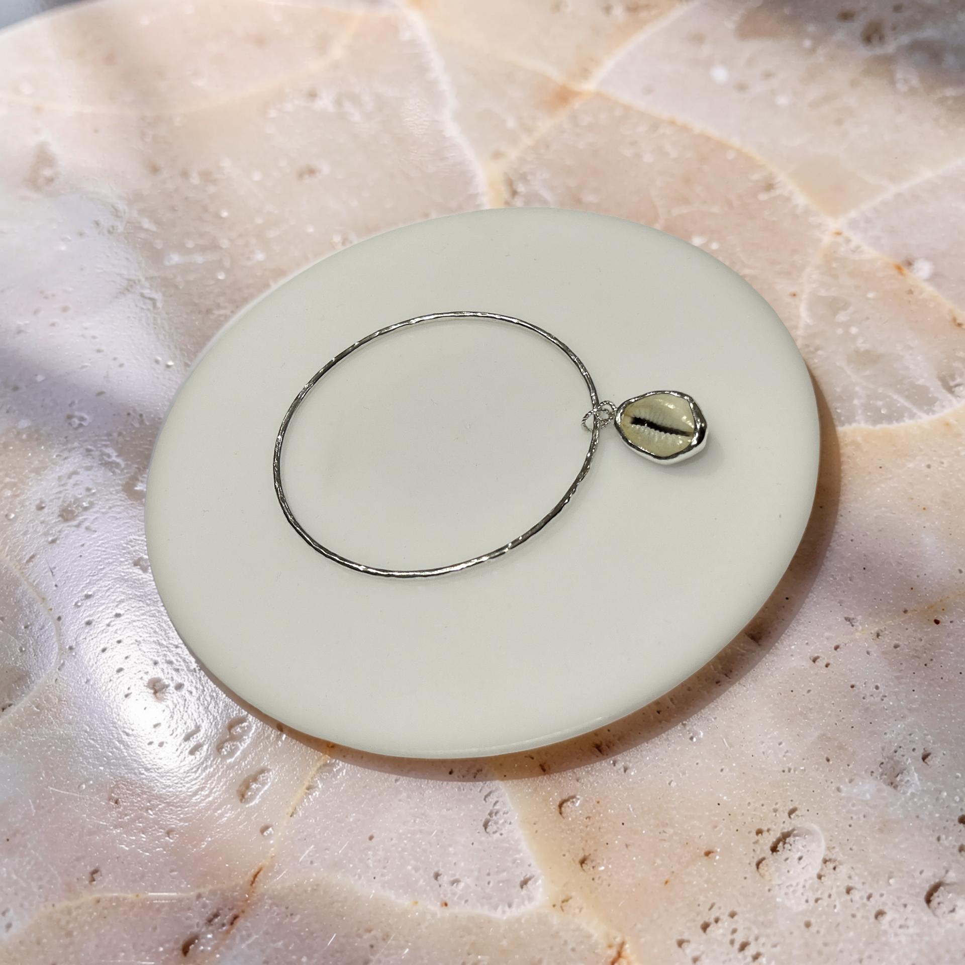 Cowrie Shell Bangle - SilverLines Jewellery
