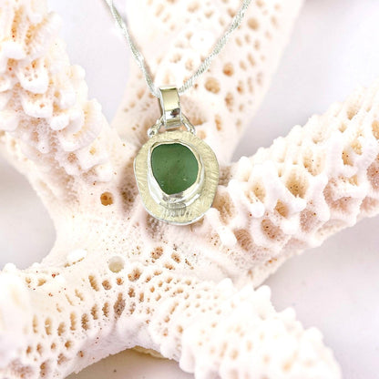 Tidal Beauty Sea Glass Necklace - SilverLines Jewellery