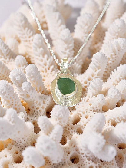 Tidal Beauty Sea Glass Necklace