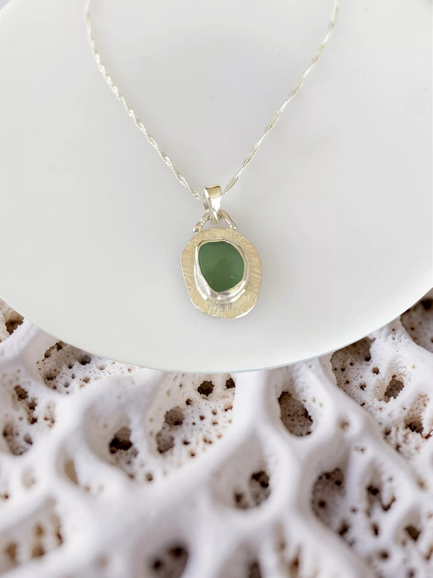 Tidal Beauty Sea Glass Necklace
