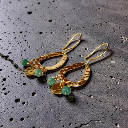 Ocean Mist Amazonite Earrings - SilverLines Jewellery
