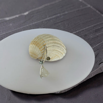 Moonlit tide Gemstone Pendant